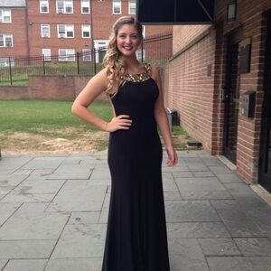 Elegant Black Evening Gown